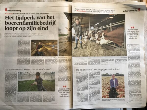 Het Leidsch Dagblad over de toekomst van Joost op De Eenzaamheid.